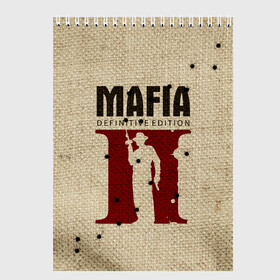 Скетчбук с принтом Mafia 2 в Новосибирске, 100% бумага
 | 48 листов, плотность листов — 100 г/м2, плотность картонной обложки — 250 г/м2. Листы скреплены сверху удобной пружинной спиралью | Тематика изображения на принте: 2 | 2020 | definitive | edition | mafia | банда | вито | гангстеры | герои | дон | игра | капоне | компьютерная | корлеоне | крестный | культ | мафия | мешковина | настольная | отец | персонаж | фильм