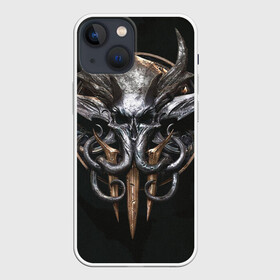 Чехол для iPhone 13 mini с принтом baldur s gate 3 в Новосибирске,  |  | baldur s | baldur s gate | baldur s gate 3 | demons | knights | monsters | балдур | демоны | игры | монстры | рыцари