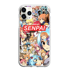 Чехол для iPhone 11 Pro Max матовый с принтом SENPAI в Новосибирске, Силикон |  | ahegao | anime | kawai | kowai | oppai | otaku | senpai | sugoi | waifu | yandere | аниме | ахегао | ковай | культура | отаку | семпай | сенпай | тренд | яндере