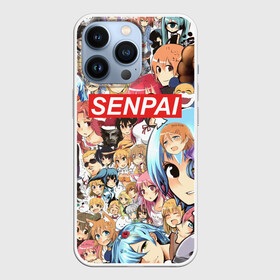 Чехол для iPhone 13 Pro с принтом SENPAI в Новосибирске,  |  | ahegao | anime | kawai | kowai | oppai | otaku | senpai | sugoi | waifu | yandere | аниме | ахегао | ковай | культура | отаку | семпай | сенпай | тренд | яндере