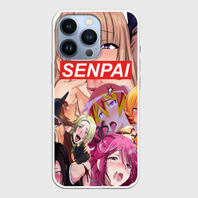 Чехол для iPhone 13 Pro с принтом SENPAI в Новосибирске,  |  | ahegao | anime | kawai | kowai | oppai | otaku | senpai | sugoi | waifu | yandere | аниме | ахегао | ковай | культура | отаку | семпай | сенпай | тренд | яндере