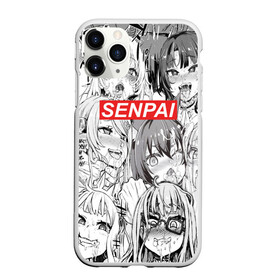 Чехол для iPhone 11 Pro Max матовый с принтом SENPAI в Новосибирске, Силикон |  | ahegao | anime | kawai | kowai | oppai | otaku | senpai | sugoi | waifu | yandere | аниме | ахегао | ковай | культура | отаку | семпай | сенпай | тренд | яндере