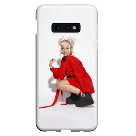 Чехол для Samsung S10E с принтом DOJA CAT в Новосибирске, Силикон | Область печати: задняя сторона чехла, без боковых панелей | amala | amalaratna zandile dlamini | doja cat | hot pink | mooo | music | pink | rap | say so | интернет | корова | мем | музыка | мууу | розовый | рэп