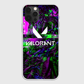 Чехол для iPhone 12 Pro с принтом VALORANT GAME в Новосибирске, силикон | область печати: задняя сторона чехла, без боковых панелей | action | game | valorant | валорант | вэлорант | игры | персонажи | трио | фэнтези | шутер