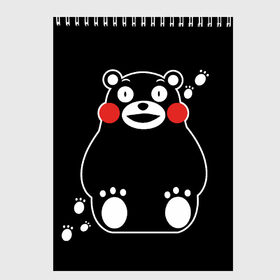 Скетчбук с принтом Kumamon в Новосибирске, 100% бумага
 | 48 листов, плотность листов — 100 г/м2, плотность картонной обложки — 250 г/м2. Листы скреплены сверху удобной пружинной спиралью | Тематика изображения на принте: fire | for | glory | hell | japan | kumamon | of course | ofc | satan | the | иероглифы | кумамон | медведь | огонь | пожар | сатана | япония