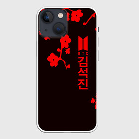 Чехол для iPhone 13 mini с принтом BTS в Новосибирске,  |  | bangtan | bighit | boy | fake love | j hope | jimin | jin | jungkook | korea | kpop | live | luv | mic drop | rm | suga | v | with | бтс | кей | поп