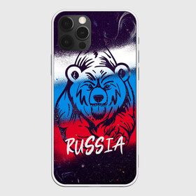 Чехол для iPhone 12 Pro Max с принтом Russia Bear в Новосибирске, Силикон |  | 12 июня | bear | marble | russia | грозный медведь | день россии | медведь | мишка | мрамор | мраморная | праздник | россия | страна | триколор | флаг