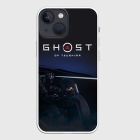 Чехол для iPhone 13 mini с принтом Ghost of Tsushima в Новосибирске,  |  | ghost of tsushima | jin | tsushima | призрак цсусимы | призрак цусимы