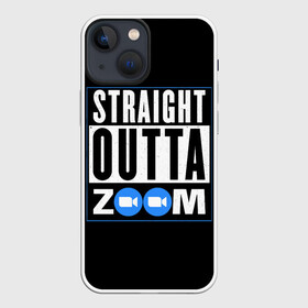 Чехол для iPhone 13 mini с принтом ZOOM в Новосибирске,  |  | skype | video | zoom | видео | дома | интернет | обучение | приложение | сиди | скайп | университет | школа