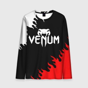 Мужской лонгслив 3D с принтом VENUM SPORT в Новосибирске, 100% полиэстер | длинные рукава, круглый вырез горловины, полуприлегающий силуэт | mma | snake | sports | ufc | venum | venum mma | бокс | борьба | бренд | венум | единоборства | змея | мма | спорт | юфс