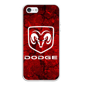 Чехол для iPhone 5/5S матовый с принтом DODGE в Новосибирске, Силикон | Область печати: задняя сторона чехла, без боковых панелей | abstract | auto | brand | car | dodge | geometry | sport | texture | абстракция | авто | автомобильные | бренд | геометрия | додж | классика | машины | модные | спорт | стиль | текстура