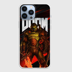 Чехол для iPhone 13 Pro Max с принтом DOOM ETERNAL в Новосибирске,  |  | demons | devil | doom | doom eternal | doom guy | doom slayer | hell | iddqd | slayer | ад | демоны | дум | палач рока