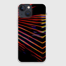 Чехол для iPhone 13 mini с принтом STRIPES COLOR в Новосибирске,  |  | abstract | abstraction | color | fractal | geometry | paitnt | polygon | polygonal | psy | абстракция | геометрия | краски | неоновые | полигоны | психоделика | фрактал