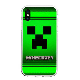 Чехол для iPhone XS Max матовый с принтом Minecraft в Новосибирске, Силикон | Область печати: задняя сторона чехла, без боковых панелей | Тематика изображения на принте: craft | game | mine | minecraft | minecraftmemories | pixel | tnt | twitter | блок | динамит | игра | красный блок | майнкрафт | маркус перссон | пиксель | ремесло | тротил | шахта