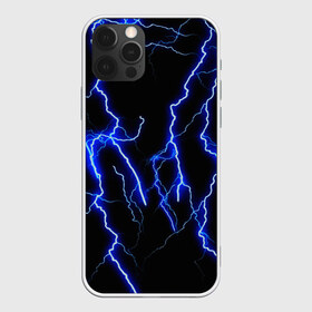 Чехол для iPhone 12 Pro Max с принтом МОЛНИИ в Новосибирске, Силикон |  | color | colour | electricity | glim | glow | light | lights | neon | power | shine | молния | напряжение | неоновый | разряд | стихия | ток | удар | электричество