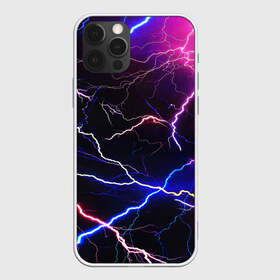 Чехол для iPhone 12 Pro Max с принтом НЕОНОВЫЕ МОЛНИИ в Новосибирске, Силикон |  | color | colour | electricity | glim | glow | light | lights | neon | power | shine | молния | напряжение | неоновый | разряд | стихия | ток | удар | электричество