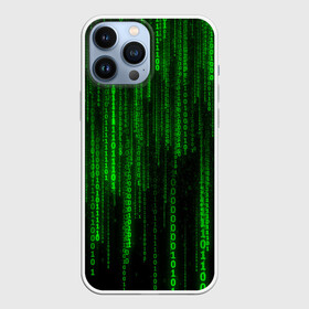 Чехол для iPhone 13 Pro Max с принтом Матрица код цифры программист в Новосибирске,  |  | бинарный код | веб | вирус | всемирная паутина | двоичный код | зеленый | интернет | информация | кибер | код | кодер | кодирование | матрица | наука | олдскул | по | программирование