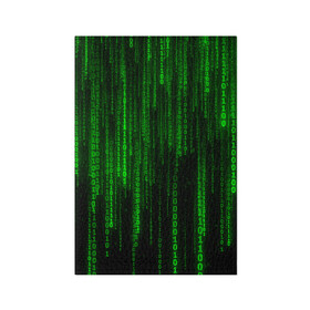 Обложка для паспорта матовая кожа с принтом Матрица код цифры программист в Новосибирске, натуральная матовая кожа | размер 19,3 х 13,7 см; прозрачные пластиковые крепления | бинарный код | веб | вирус | всемирная паутина | двоичный код | зеленый | интернет | информация | кибер | код | кодер | кодирование | матрица | наука | олдскул | по | программирование