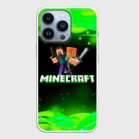 Чехол для iPhone 13 Pro с принтом Minecraft 1 в Новосибирске,  |  | dungeons | game | logo | minecraft | герои | грифер | детские | зомби | игра | игроман | компьютерные | лого | логотип | логотипигры | майнкрафт | мечи | мобы | огонь | персонажи | песочница | подземелья | симулятор