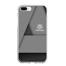 Чехол для iPhone 7Plus/8 Plus матовый с принтом VOLKSWAGEN в Новосибирске, Силикон | Область печати: задняя сторона чехла, без боковых панелей | abstract | auto | brand | car | geometry | sport | texture | volkswagen | абстракция | авто | автомобильные | бренд | геометрия | классика | машины | модные | спорт | стиль | текстура | фольксваген