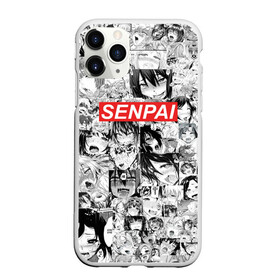 Чехол для iPhone 11 Pro Max матовый с принтом SENPAI в Новосибирске, Силикон |  | ahegao | anime | kawai | kowai | oppai | otaku | senpai | sugoi | waifu | yandere | аниме | ахегао | ковай | культура | отаку | семпай | сенпай | тренд | яндере