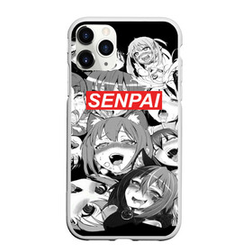 Чехол для iPhone 11 Pro Max матовый с принтом SENPAI в Новосибирске, Силикон |  | ahegao | anime | kawai | kowai | oppai | otaku | senpai | sugoi | waifu | yandere | аниме | ахегао | ковай | культура | отаку | семпай | сенпай | тренд | яндере