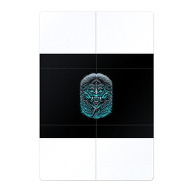 Магнитный плакат 2Х3 с принтом Баба-Яга (Ведьма) в Новосибирске, Полимерный материал с магнитным слоем | 6 деталей размером 9*9 см | бабаяга | ведьма | зубы | клыки | когти | лес | маска | старушка | страшные | ужас | ханье | ханья