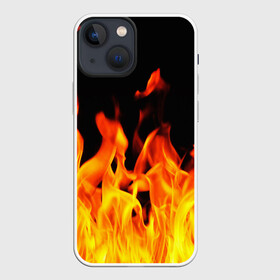 Чехол для iPhone 13 mini с принтом ОГНЕННЫЙ в Новосибирске,  |  | fire | в огне | взрыв | огненный | огонь | пожар | текстура