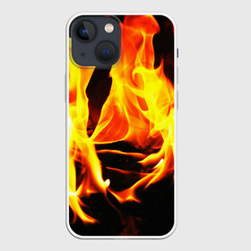 Чехол для iPhone 13 mini с принтом В ОГНЕ в Новосибирске,  |  | fire | в огне | взрыв | огненный | огонь | пожар | текстура