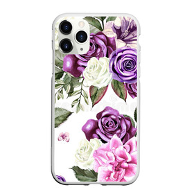Чехол для iPhone 11 Pro матовый с принтом Красивые розы в Новосибирске, Силикон |  | Тематика изображения на принте: белые розы | белый | необычные | розовый | розы | синие розы | синий | фиолетовые розы | фиолетовый | цветы