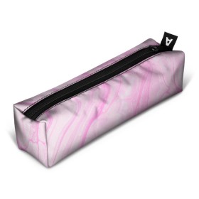 Пенал 3D с принтом розовые разводы краска зефир в Новосибирске, 100% полиэстер | плотная ткань, застежка на молнии | абстракция | зефир | краска. разводы | нежный | повседневный | простой | светлый
