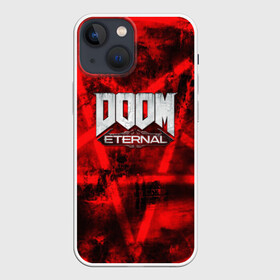 Чехол для iPhone 13 mini с принтом Doom Eternal в Новосибирске,  |  | bethesda softworks | doom eternal | doomguy | id software | демоны | дум этернал | марс | палач рока | этернал