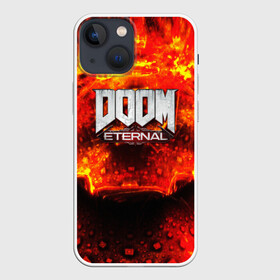 Чехол для iPhone 13 mini с принтом Doom Eternal в Новосибирске,  |  | bethesda softworks | doom eternal | doomguy | id software | демоны | дум этернал | марс | палач рока | этернал