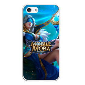 Чехол для iPhone 5/5S матовый с принтом mobile legends в Новосибирске, Силикон | Область печати: задняя сторона чехла, без боковых панелей | Тематика изображения на принте: 5v5 | dota | game | heroes | legends | moba | mobile | mobile legends | mobile moba | pubg | pvp | герои | дети | для женщин | для мужчин | дота | игра | легенда | моба | мобла