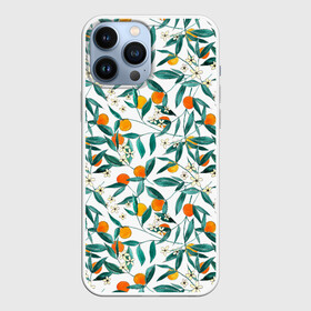 Чехол для iPhone 13 Pro Max с принтом Оранжевое лето в Новосибирске,  |  | summer | апельсины | летние принты | лето | лето 2020 | лимоны | оранжевое лето | персики | пляж | фрукты