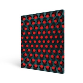 Холст квадратный с принтом Раскалённый красный 3Д в Новосибирске, 100% ПВХ |  | горошек | железо | жесть | излучение | иллюзия | круги | лампочки | металл | оболочка | объём | сияние | соты | сталь | фонари | шарики | шары