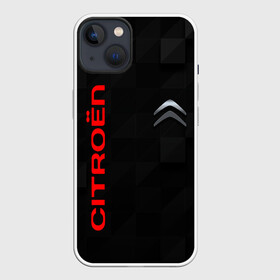 Чехол для iPhone 13 с принтом CITROEN в Новосибирске,  |  | citroen | авто | автомобиль | логотип | марка | машина | надпись | ситроен | текстура