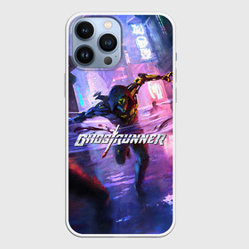 Чехол для iPhone 13 Pro Max с принтом Ghostrunner в Новосибирске,  |  | action | cyberpunk | future | game | genji | ghostrunner | hardcore | keymaster | ninja | samurai | sci fi | slasher | stream | арт | будущее | в стиме | генджи | гендзи | генжи | гостраннер | гэндзи | игра | киберпанк | нинздя | нинзя | самурай | слэшер 