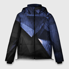 Мужская зимняя куртка 3D с принтом GEOMETRY DARK в Новосибирске, верх — 100% полиэстер; подкладка — 100% полиэстер; утеплитель — 100% полиэстер | длина ниже бедра, свободный силуэт Оверсайз. Есть воротник-стойка, отстегивающийся капюшон и ветрозащитная планка. 

Боковые карманы с листочкой на кнопках и внутренний карман на молнии. | abstract | abstraction | color | fractal | geometry | paitnt | polygon | polygonal | psy | абстракция | геометрия | краски | неоновые | полигоны | психоделика | фрактал