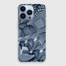 Чехол для iPhone 13 Pro с принтом GREY в Новосибирске,  |  | abstract | abstraction | color | fractal | geometry | paitnt | polygon | polygonal | psy | абстракция | геометрия | краски | неоновые | полигоны | психоделика | фрактал