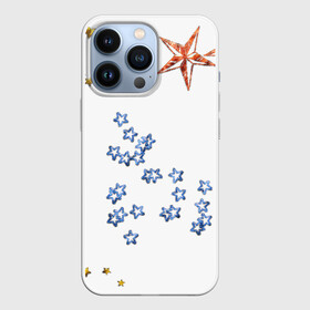 Чехол для iPhone 13 Pro с принтом Звёзды в Новосибирске,  |  | звезды | картинки | конфетти | прикольные | рассеивается | узоры