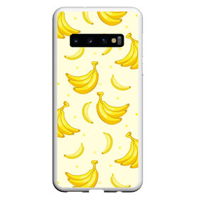 Чехол для Samsung Galaxy S10 с принтом Банана в Новосибирске, Силикон | Область печати: задняя сторона чехла, без боковых панелей | Тематика изображения на принте: pattern | textures | tnt | абстракция | бананабум | бананы | ветки | взрыв | геометрия | градиент | дождь | заливка | обезьяна | паттерны | пиксели | пикси | продукты | текстура | текстуры | тнт | фигуры | фон