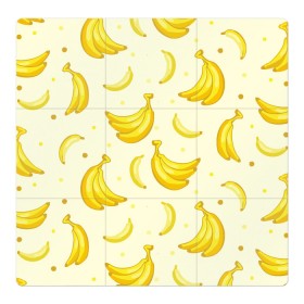 Магнитный плакат 3Х3 с принтом Банана в Новосибирске, Полимерный материал с магнитным слоем | 9 деталей размером 9*9 см | Тематика изображения на принте: pattern | textures | tnt | абстракция | бананабум | бананы | ветки | взрыв | геометрия | градиент | дождь | заливка | обезьяна | паттерны | пиксели | пикси | продукты | текстура | текстуры | тнт | фигуры | фон