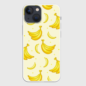 Чехол для iPhone 13 mini с принтом Банана в Новосибирске,  |  | pattern | textures | tnt | абстракция | бананабум | бананы | ветки | взрыв | геометрия | градиент | дождь | заливка | обезьяна | паттерны | пиксели | пикси | продукты | текстура | текстуры | тнт | фигуры | фон