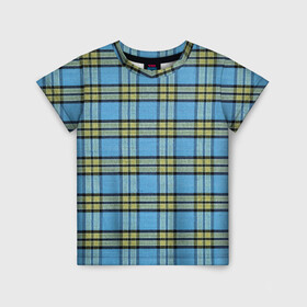 Детская футболка 3D с принтом Модный Фагот в Новосибирске, 100% гипоаллергенный полиэфир | прямой крой, круглый вырез горловины, длина до линии бедер, чуть спущенное плечо, ткань немного тянется | вклетку | геометрия | голубаяклетка | детские | квадраты | клетка | клетчатый | линии | подростковые | полосы | ретро | решетка | рубашка | сетка | синийузор | текстура | ткань | тренер | узоры | форма