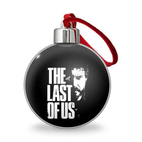 Ёлочный шар с принтом The Last of Us в Новосибирске, Пластик | Диаметр: 77 мм | ellie | games | joel | naughty dog | night | джоэл | игры | ночь | одни из нас | часть 2 | элли