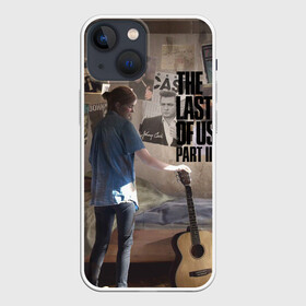 Чехол для iPhone 13 mini с принтом The Last of Us part 2 в Новосибирске,  |  | ellie | games | joel | naughty dog | night | джоэл | игры | ночь | одни из нас | часть 2 | элли