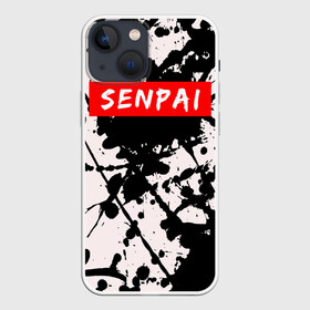 Чехол для iPhone 13 mini с принтом SENPAI в Новосибирске,  |  | kanojo | notice me | senpai | аниме | девушка | кохай | манга | сёдзё | семпай | сенпай