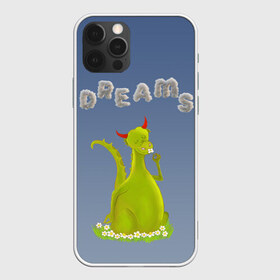 Чехол для iPhone 12 Pro Max с принтом Dragon Dreams в Новосибирске, Силикон |  | девушке | детское | дракон | дракон добрый | дракон лето | дракон мечтатель | дракон ребенку | дракон цветы | дракончик | летний дракон | лето | мечтай | мечтатель | мечты | мечты дракона