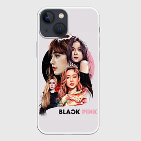 Чехол для iPhone 13 mini с принтом blackpink в Новосибирске,  |  | black  pink | blackpink | jennie | jisoo | k pop | lalisa | группа | к поп | корейская группа | розовый | черный